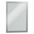 Durable Office Products Durable, DURAFRAME SIGN HOLDER, 8 1/2in X 11in, SILVER FRAME, 2PK 476823